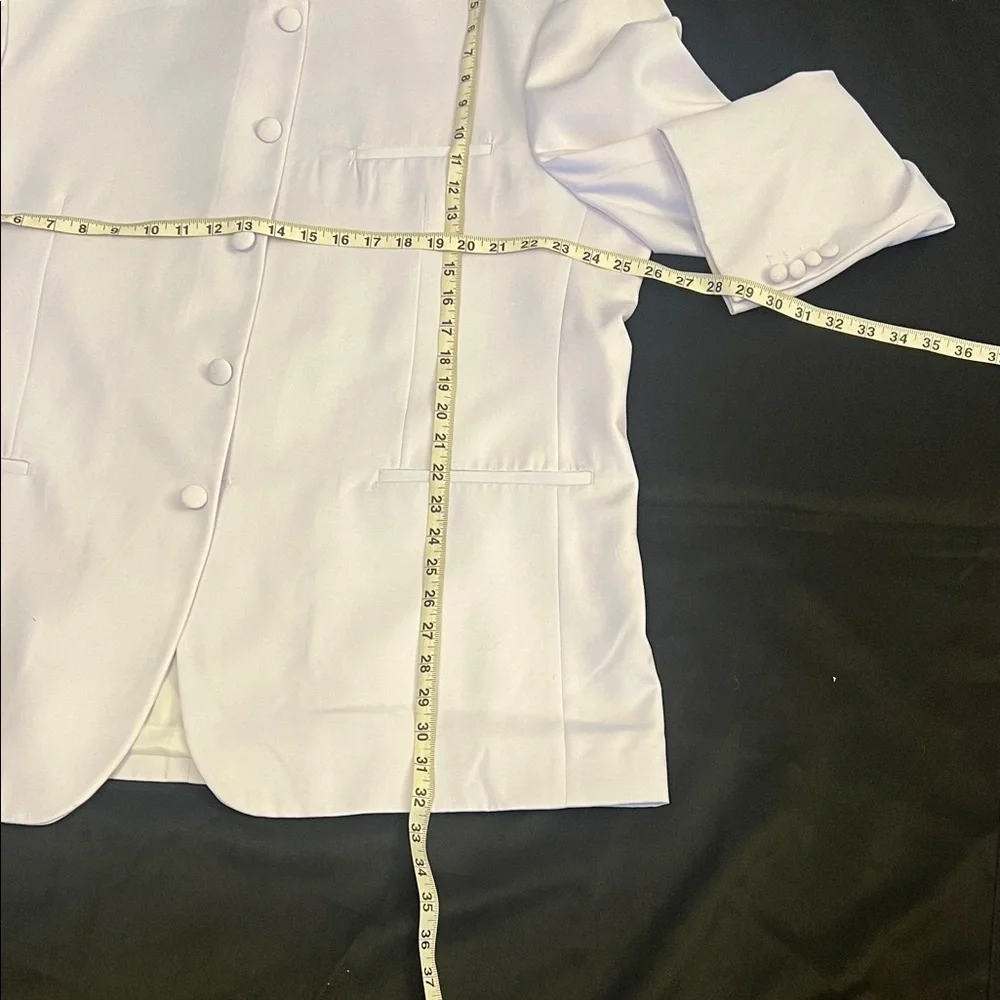Men’s White Elegante Gentiluomo Italiana Collezione Suit Sz 43R.